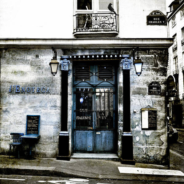 Evie Art Print featuring the photograph Paris Blues by Evie Carrier