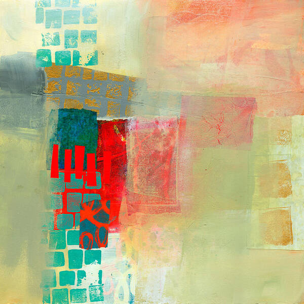 Abstract Art Print featuring the painting Pattern Study #2 by Jane Davies