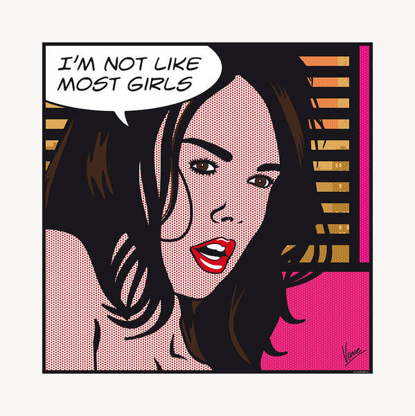 Porn Art Print featuring the photograph Pop Art Porn Stars - Dillion Harper by Chungkong Art