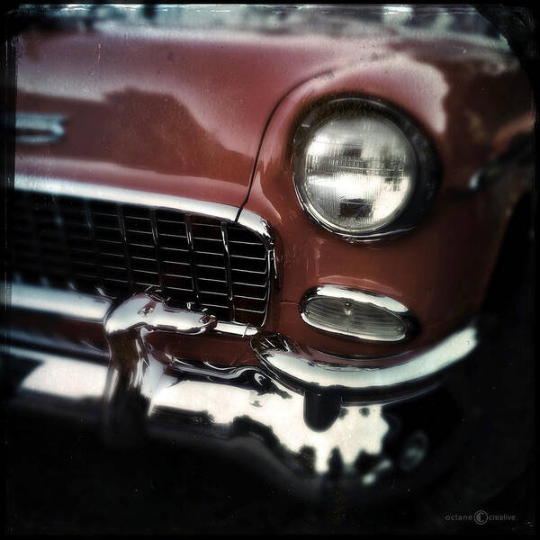 Classic Art Print featuring the photograph Red Chevy by Tim Nyberg