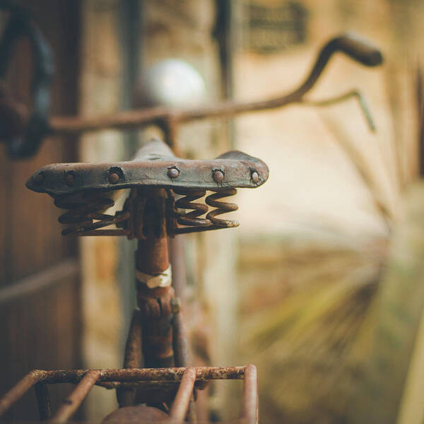 Bicycle Seat Art Print featuring the photograph Rust by Marywilson Photography