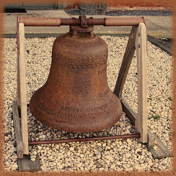 Bell Art Print featuring the photograph Rusty Bell by Cathy Kovarik