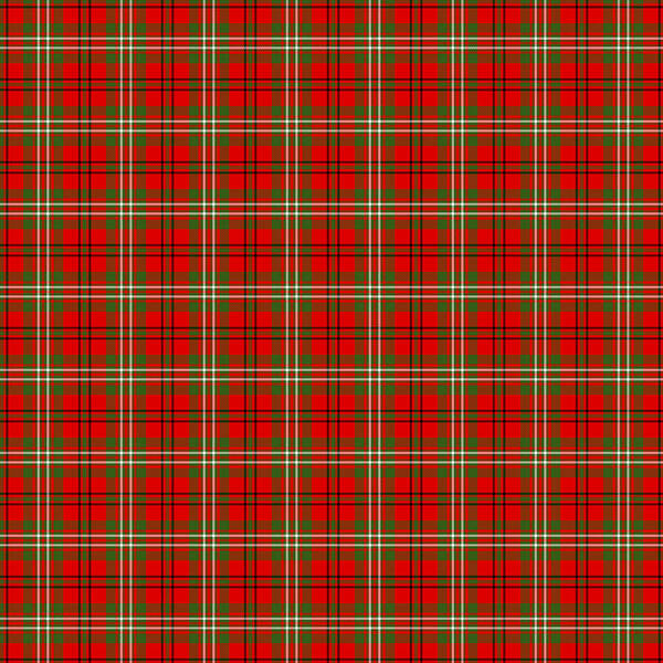 Scott Art Print featuring the digital art Scott Red Tartan Variant by Gregory Scott