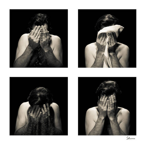 Shame Art Print featuring the photograph Shame 2x2 version by Niels Nielsen