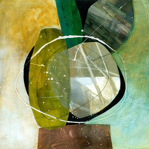 Jane Davies Art Print featuring the painting Shape 13 by Jane Davies