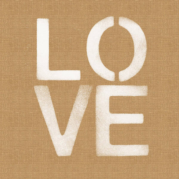 Love Art Print featuring the painting Simple Love by Linda Woods
