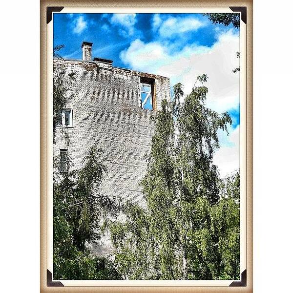  Art Print featuring the photograph Somewhere In Moscow. Window To Nowhere:) by Helen Vitkalova