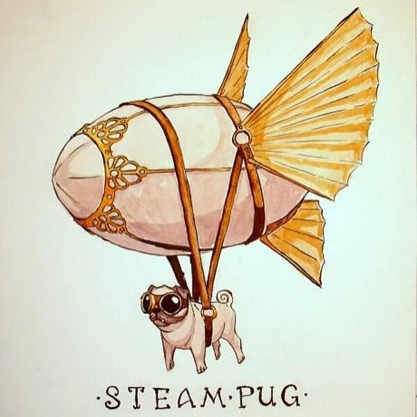 Steampunk Art Print featuring the photograph #steampunk by Willem Van Zyl