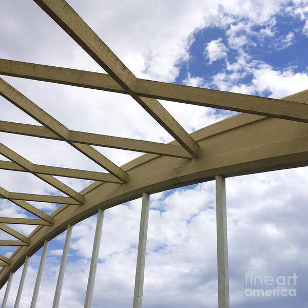 Outdoors Art Print featuring the photograph Structure by Bernard Jaubert