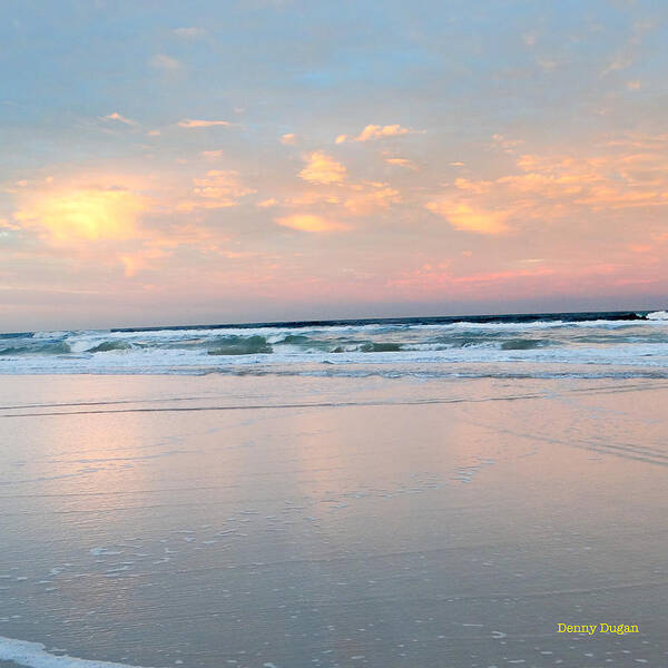 Sunrise Art Print featuring the photograph Sunrise at the Beach by Dennis Dugan
