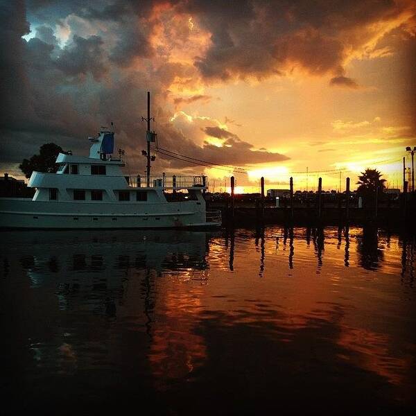 Jj_louisiana Art Print featuring the photograph Sunset Is Beautiful #iphone5 by Scott Pellegrin