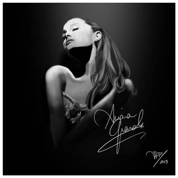 Yourstruly Art Print featuring the photograph The Finished @arianagrande Piece by Julia Campbell