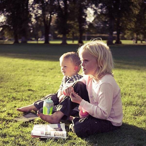 Boy Art Print featuring the photograph The Kids, They Have Grown Up So Much by Aleck Cartwright