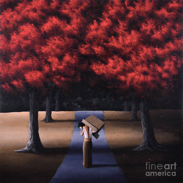 Maple Art Print featuring the painting The Noble Art Of Thinking Outside Of The Box by Ric Nagualero