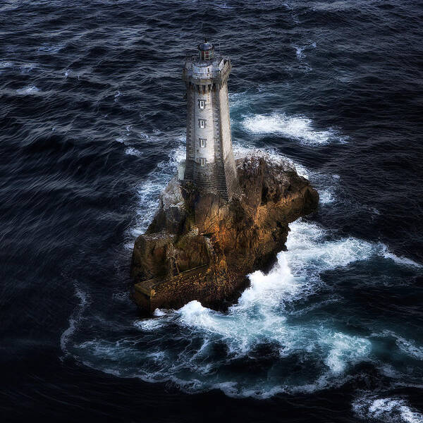 Assistance Light Art Print featuring the photograph The Phare Du Four To France by Gilles Lougassi