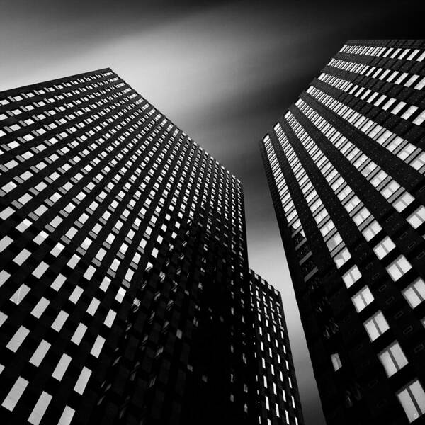 Architecture Art Print featuring the photograph Three Towers by Dave Bowman