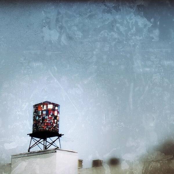 Ig_honours Art Print featuring the photograph Tom Fruin's Watertower by Natasha Marco