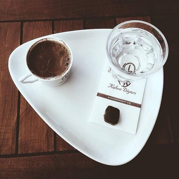 Turkishcoffee Art Print featuring the photograph #turkishcoffee #coffee by Usman Ali