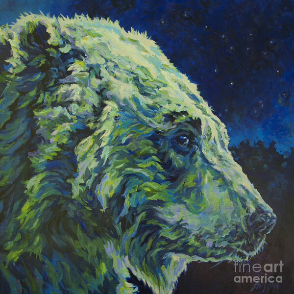 Patricia A Griffin Art Print featuring the painting Ursa by Patricia A Griffin