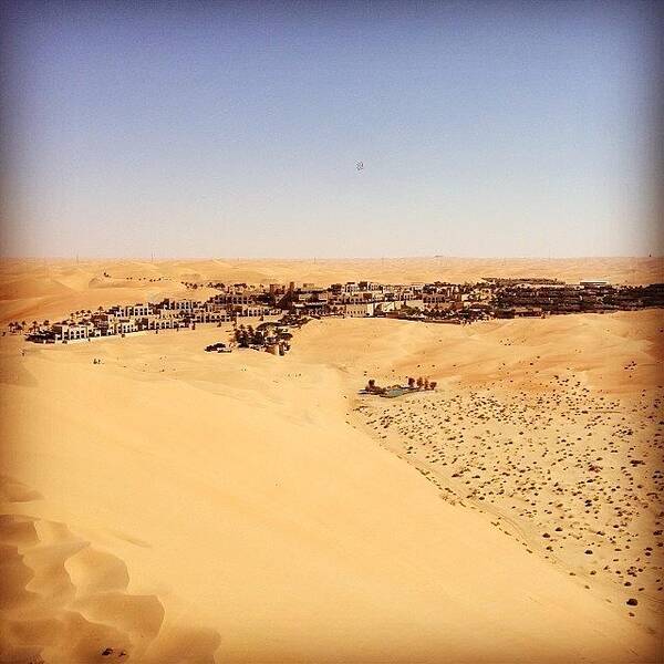 Barefoothiking Art Print featuring the photograph View From Top Of The Dunes by Riddhi Sanghvi