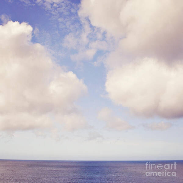 Sea Art Print featuring the photograph When clouds meet the sea by Lyn Randle