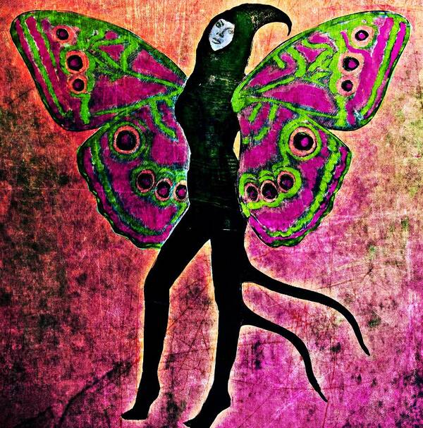 Women Art Print featuring the digital art Wings 11 by Maria Huntley