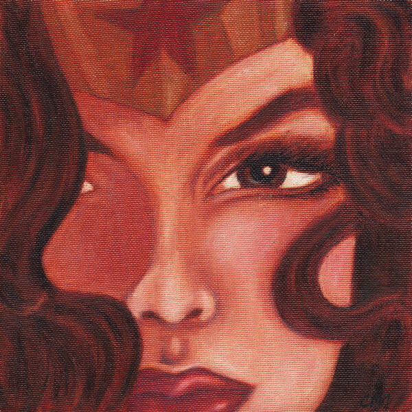 Woman Art Print featuring the painting Woman by Connie Mobley Medina