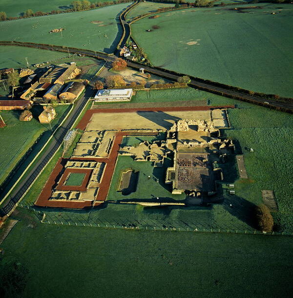 Wroxeter Art Print featuring the photograph Wroxeter Roman City Remains by Skyscan/science Photo Library