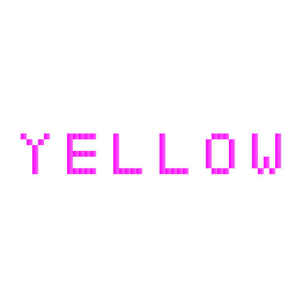Text Algorithm Rithmart Yellow Purple Art Print featuring the digital art Yellow.1 by Gareth Lewis
