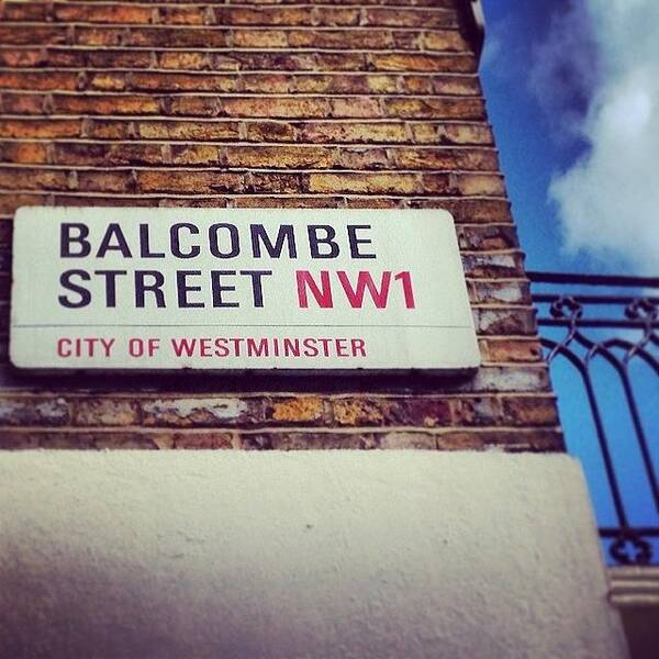 Marylebone Art Print featuring the photograph You Know You're Famous When .. #london by Georgina Balcombe