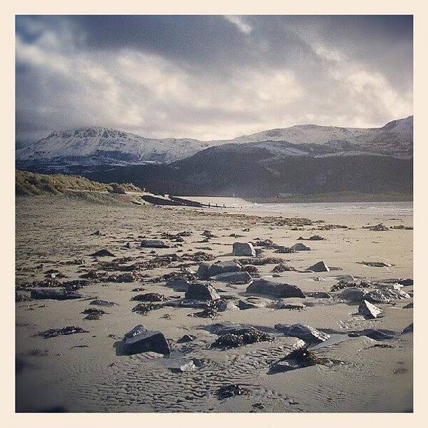 Beautiful Art Print featuring the photograph Barmouth Beach #love #instagood #1 by Rachel Williams