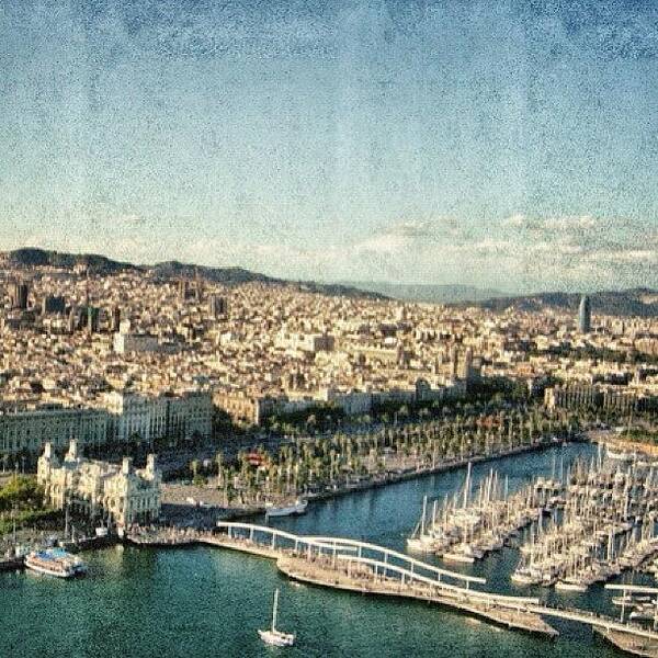 Bcn Art Print featuring the photograph Port Vell - Barcelona #1 by Joel Lopez