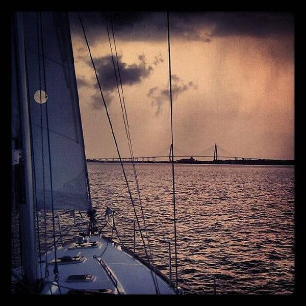  Art Print featuring the photograph Sailing #1 by Dustin K Ryan