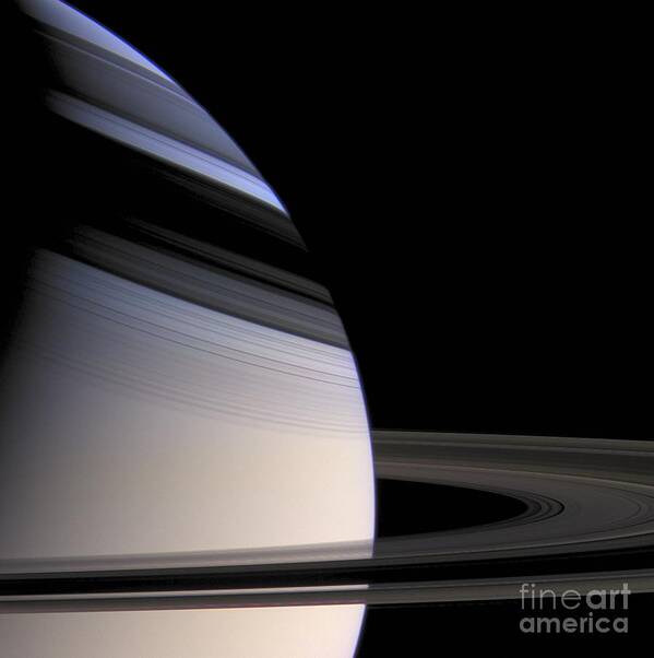 2005 Art Print featuring the photograph Saturn #1 by NASA/Science Source