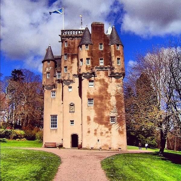 Old Art Print featuring the photograph Scottish Castle #1 by Luisa Azzolini