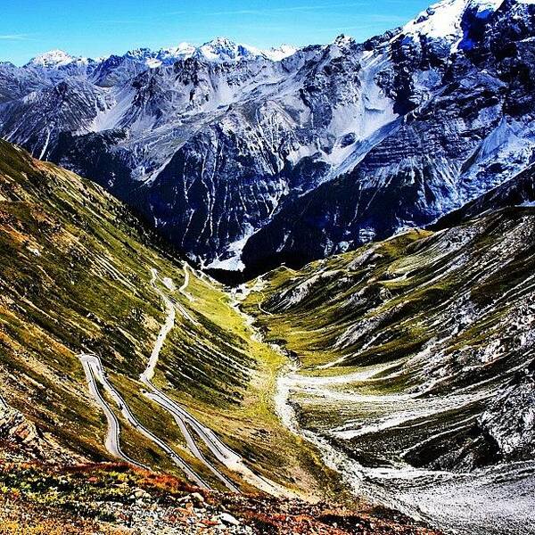 Alps Art Print featuring the photograph Passo Stelvio #2 by Luisa Azzolini