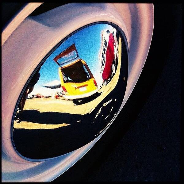 Reflection Art Print featuring the photograph #vw #volkswagon #sacramento #bugorama #2 by Exit Fifty-Seven