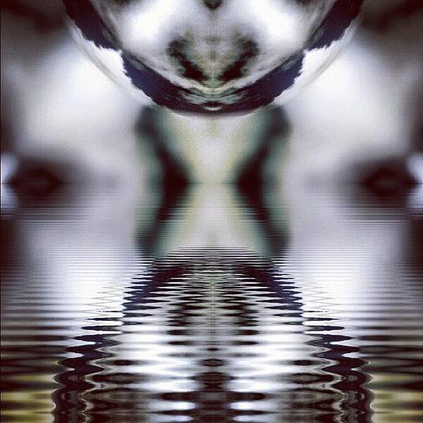 Beautiful Art Print featuring the photograph #tagstagram .com #abstract #symmetry #286 by Dan Coyne