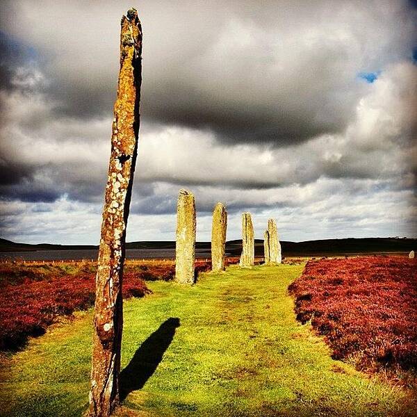 Outdoor Art Print featuring the photograph Ring Of Brodgar #7 by Luisa Azzolini