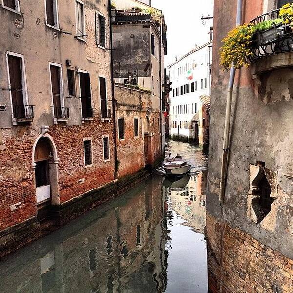 Venice Art Print featuring the photograph Venice Italy #7 by Irina Moskalev