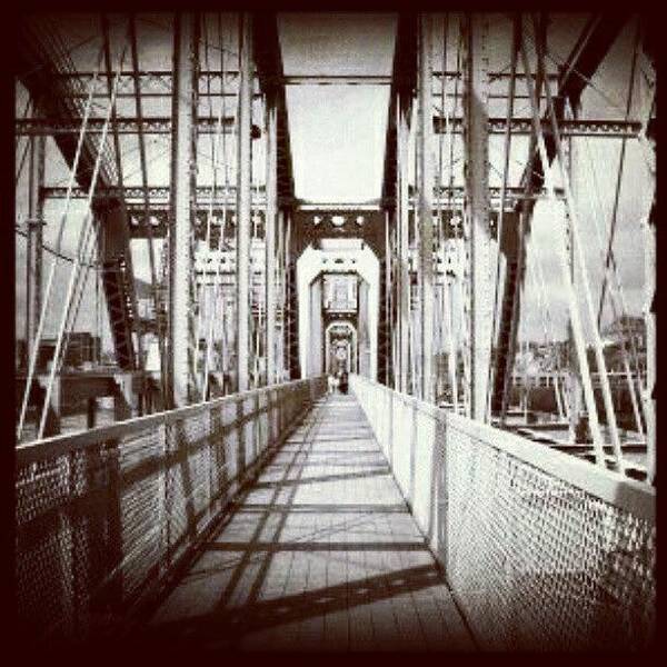 Bridge Art Print featuring the photograph A #bridge To Somewhere. #gang_family by Mary Carter