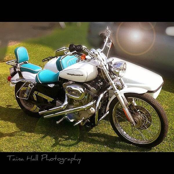  Art Print featuring the photograph A Harley On Norfolk Island by Taina Hall