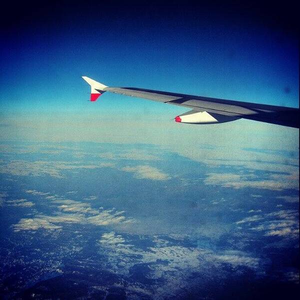 Clouds Art Print featuring the photograph Above The #clouds #london #snow by Abdelrahman Alawwad