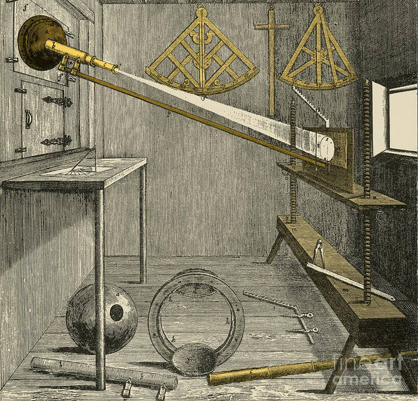 Science Art Print featuring the photograph Apparatus Of Johannes Hevelius by Science Source