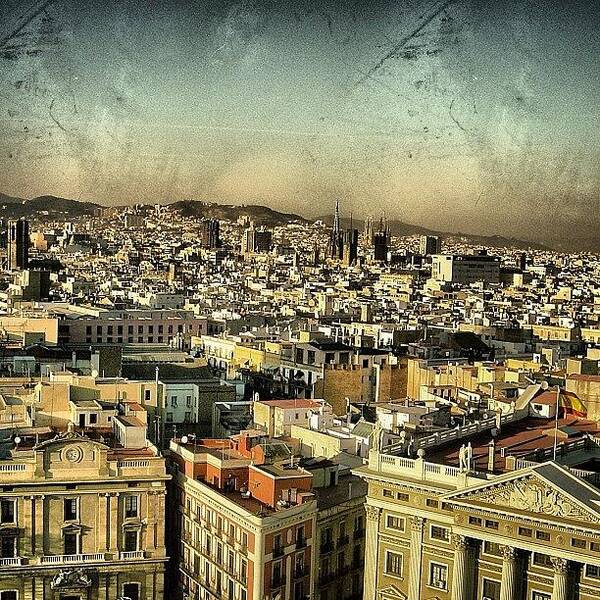 Espanya Art Print featuring the photograph Barcelona by Joel Lopez