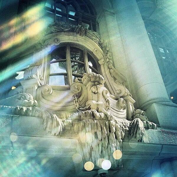 Mobilephotography Art Print featuring the photograph Beaux-arts Window Light by Natasha Marco