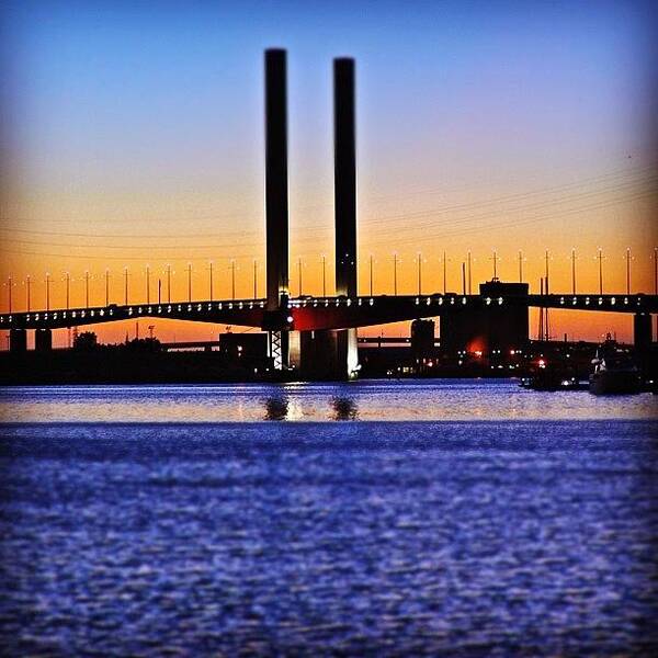 Bridge Art Print featuring the photograph Bolte Bridge. #instagramhub #sunset by Daniel James