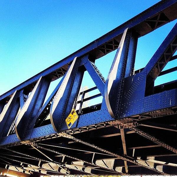Bridge Art Print featuring the photograph #bridge #ponytruss #unionpacific by Nichole Zellmer