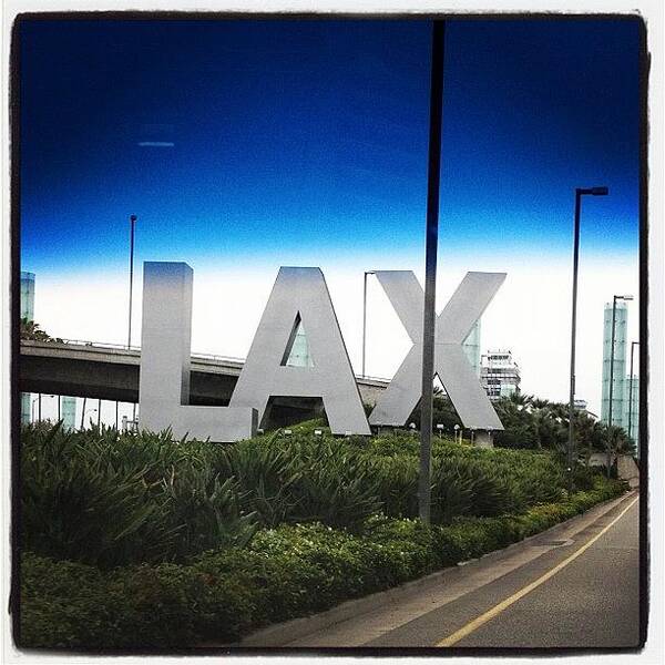 Lax Art Print featuring the photograph Buh-bye to Lax by Carly B