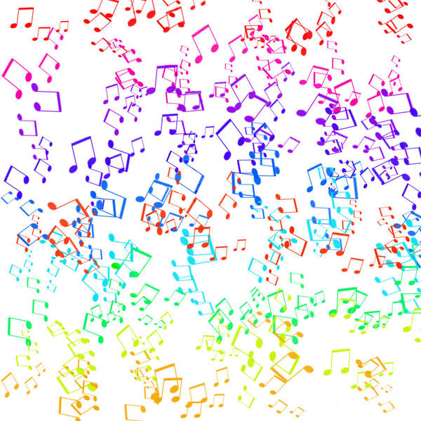 Music Art Print featuring the digital art Cacophony by Susan Stevenson